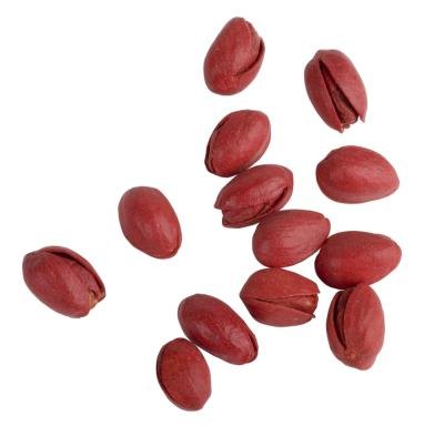 Red pistachios.