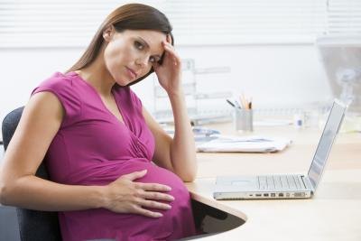pregnant woman with drop in blood pressure