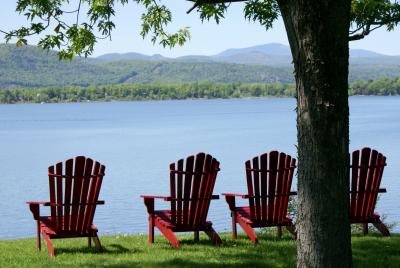 peaceful Lake Champlain