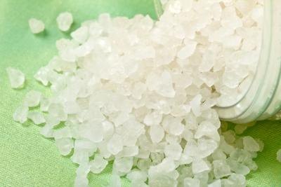 Epsom salt is good for soothing aches and pains.