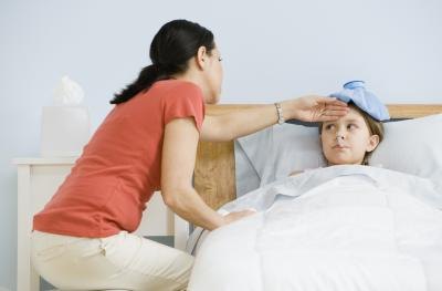 child with fever