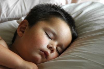 Sleeping toddler