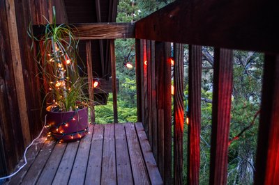 How to Decorate Your Balcony With Christmas Lights | eHow