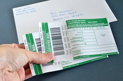 usps certified mail receipt template