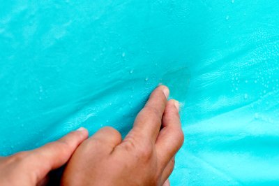 How to Repair a Large Rip in a Vinyl Pool Liner | eHow