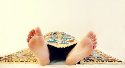 Rugs get tired too.