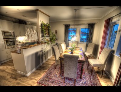 The rug is too small--no room for chairs.