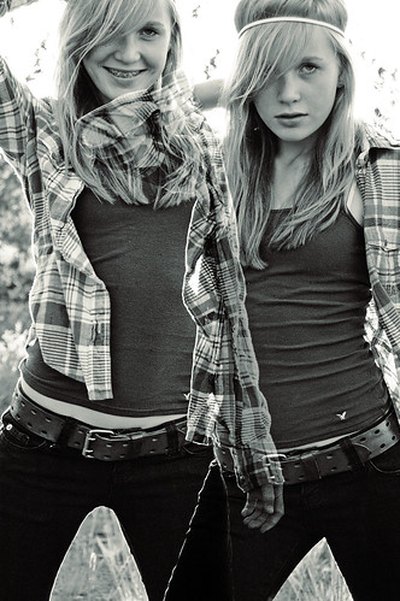 Identical twins have an increased risk of depression.