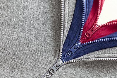 Layering clothing in the Winter.