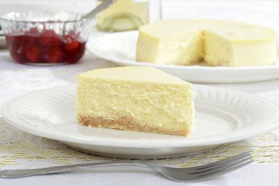 Slice of cheesecake