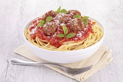 Bowl of warm pasta