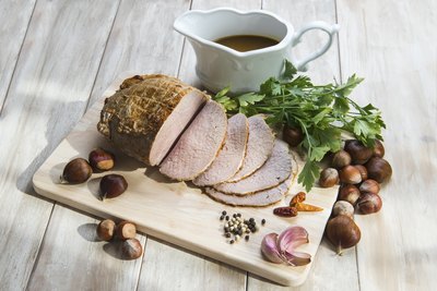 A top round roast is a good substitute for flank steak.