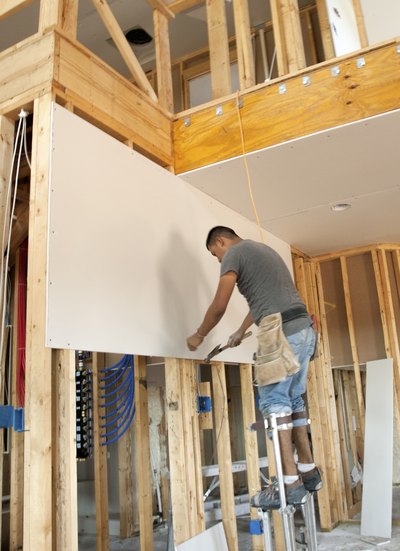 Wall being created in home