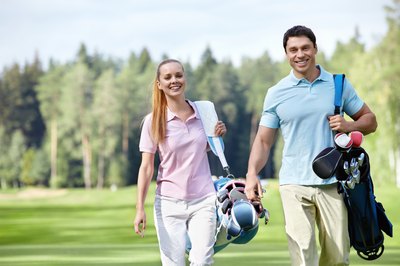 Caddying at a resort is an option.
