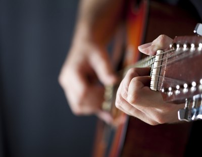 Blues guitar player