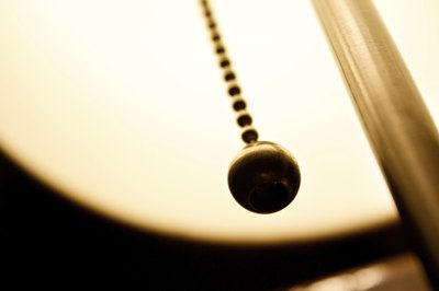 A pull chain light switch.
