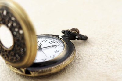 Opened pocket watch