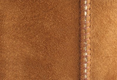 Nubuck leather detail