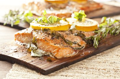 foods high in omega-3 fatty acids like salmon can be beneficial
