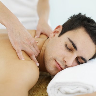 Receiving a massage