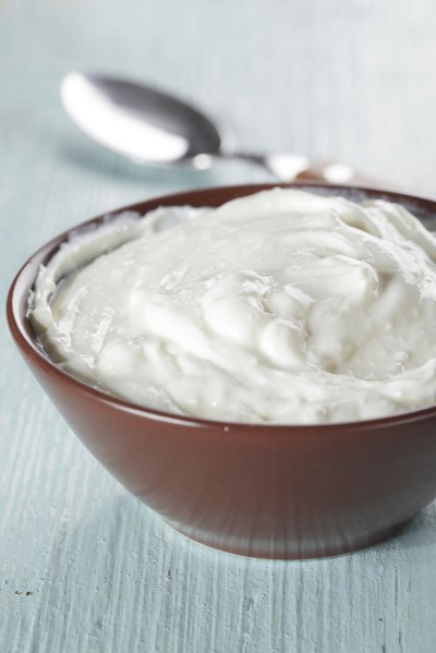 Bowl of yogurt