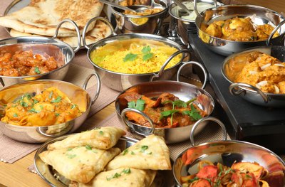 Table of food.