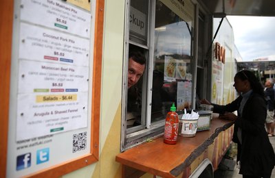 Food truck menu