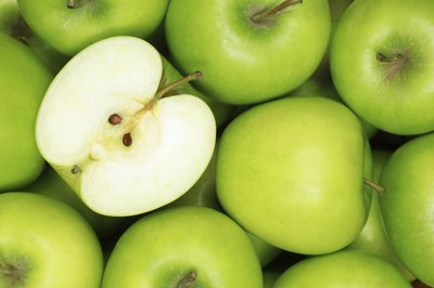 Fresh Granny Smith apples