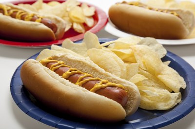 Hot dogs contain sodium nitrates.