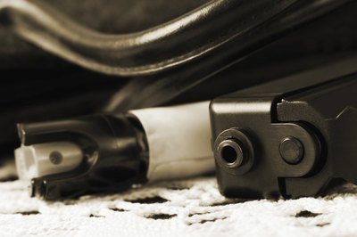 Pepper spray close up.