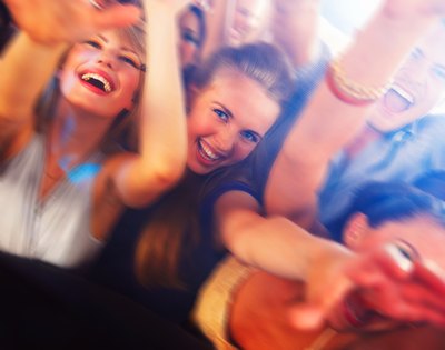 Dance the night away at an all ages dance club.