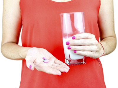 If you are experiencing water retention, it may help you to take calcium supplements.