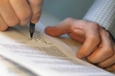 If you and the seller can come to terms, you will both sign the agreement.