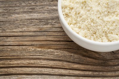 A bowl of almond flour