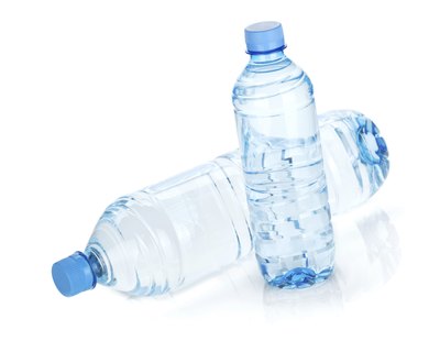 Bottles of water.