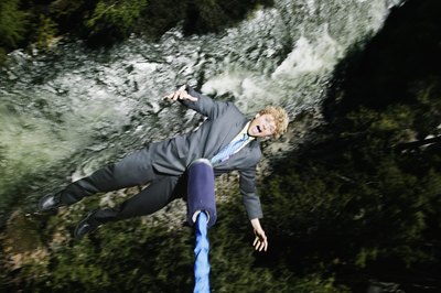 Bungee jumping is a popular form of hard adventure tourism.