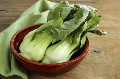 Bowl of bok choy