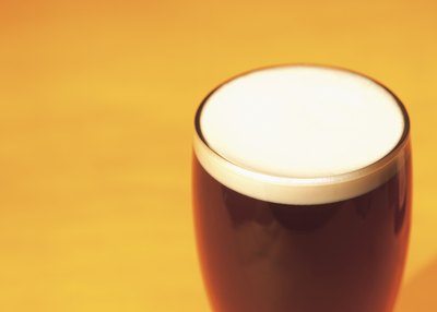 A pint of beer.