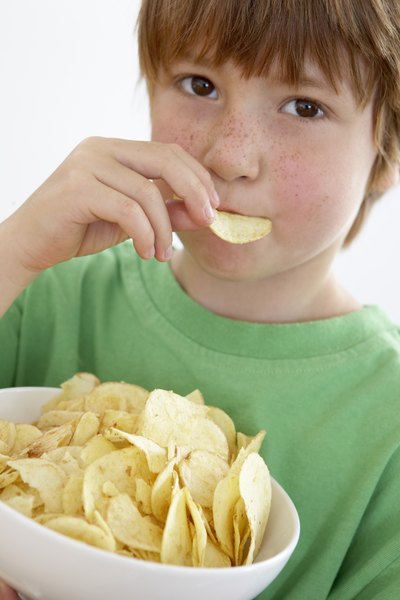 Eating chips