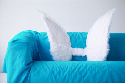 Cut out the angel wings.