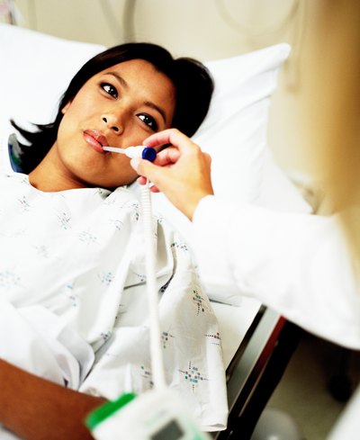 Hospitalized with pneumonia