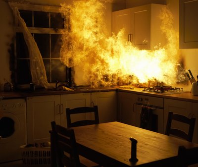 Fires in homes with double cylinder locks are a danger.