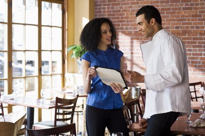 Co-owners of restaurant