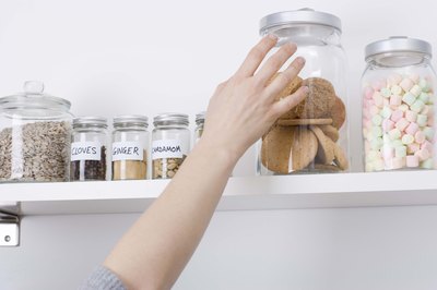 hand reaching for cookie jar