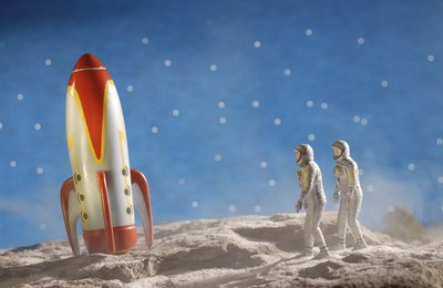 space shuttle figurines