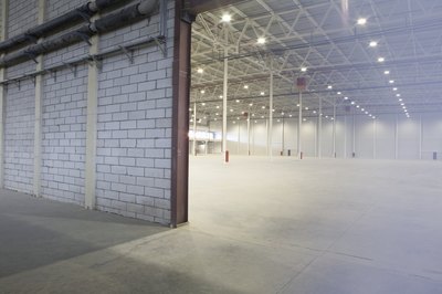 Concrete floor.