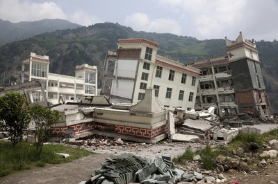 Earthquakes result from the shifting of the earth's tectonic plates.