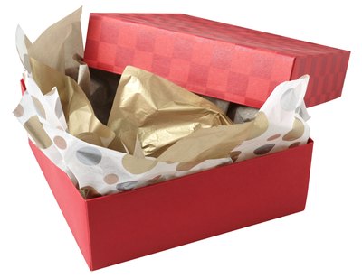 Tissue paper is often used to protect gifts.