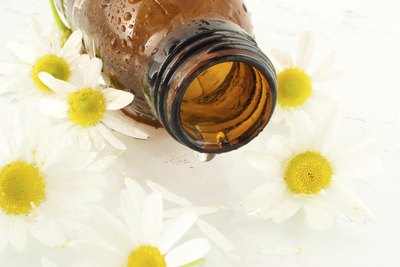 Use oil to massage the painful area of the leg