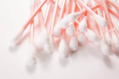 Use a cotton swab